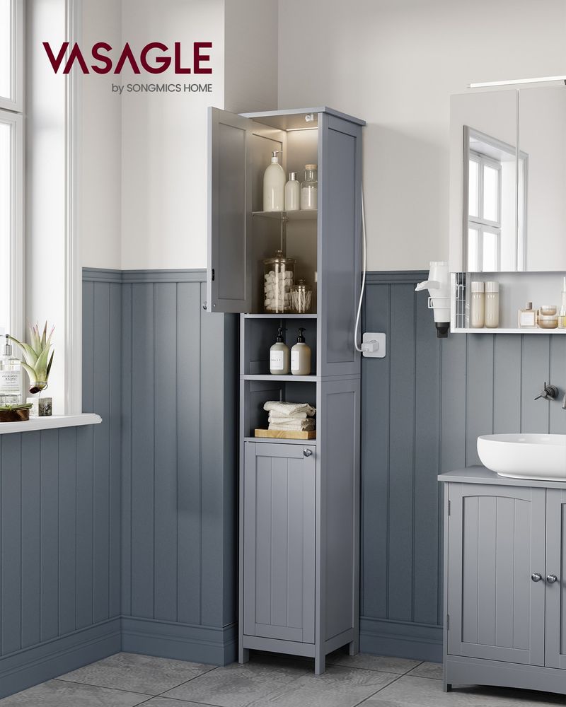 VASAGLE Badschrank hoch