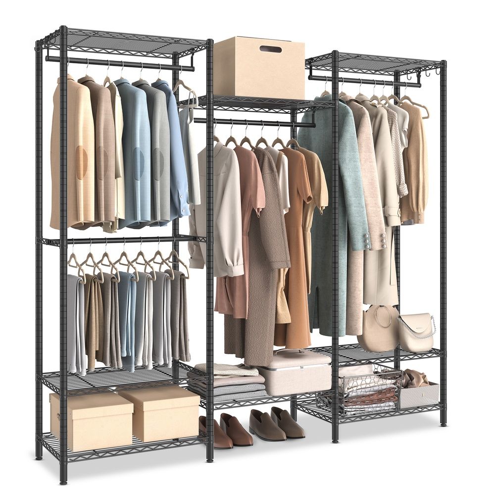SONGMICS Kleiderschrank offen