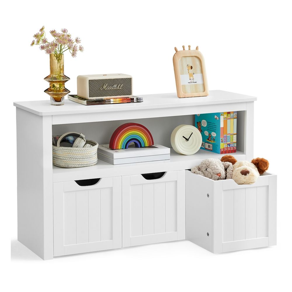 Spielzeugschrank für Kinderzimmer Weiß