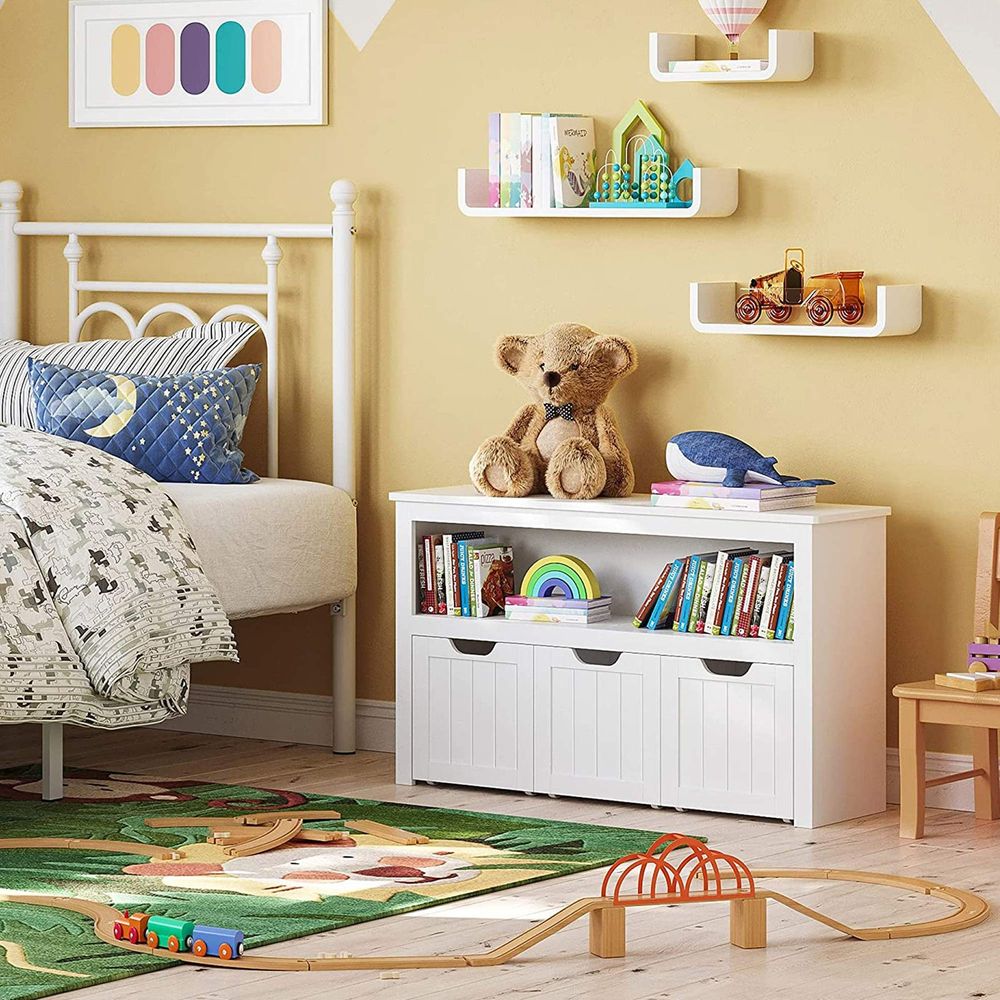 Spielzeugschrank für Kinderzimmer Weiß
