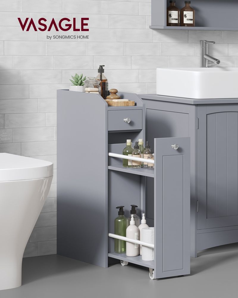 VASAGLE Badezimmerschrank klein