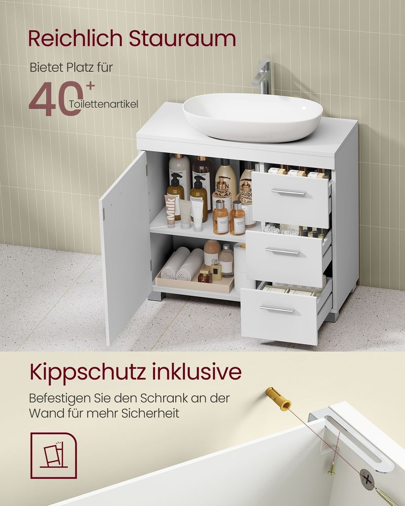 Waschbeckenunterschrank mit Schubladen