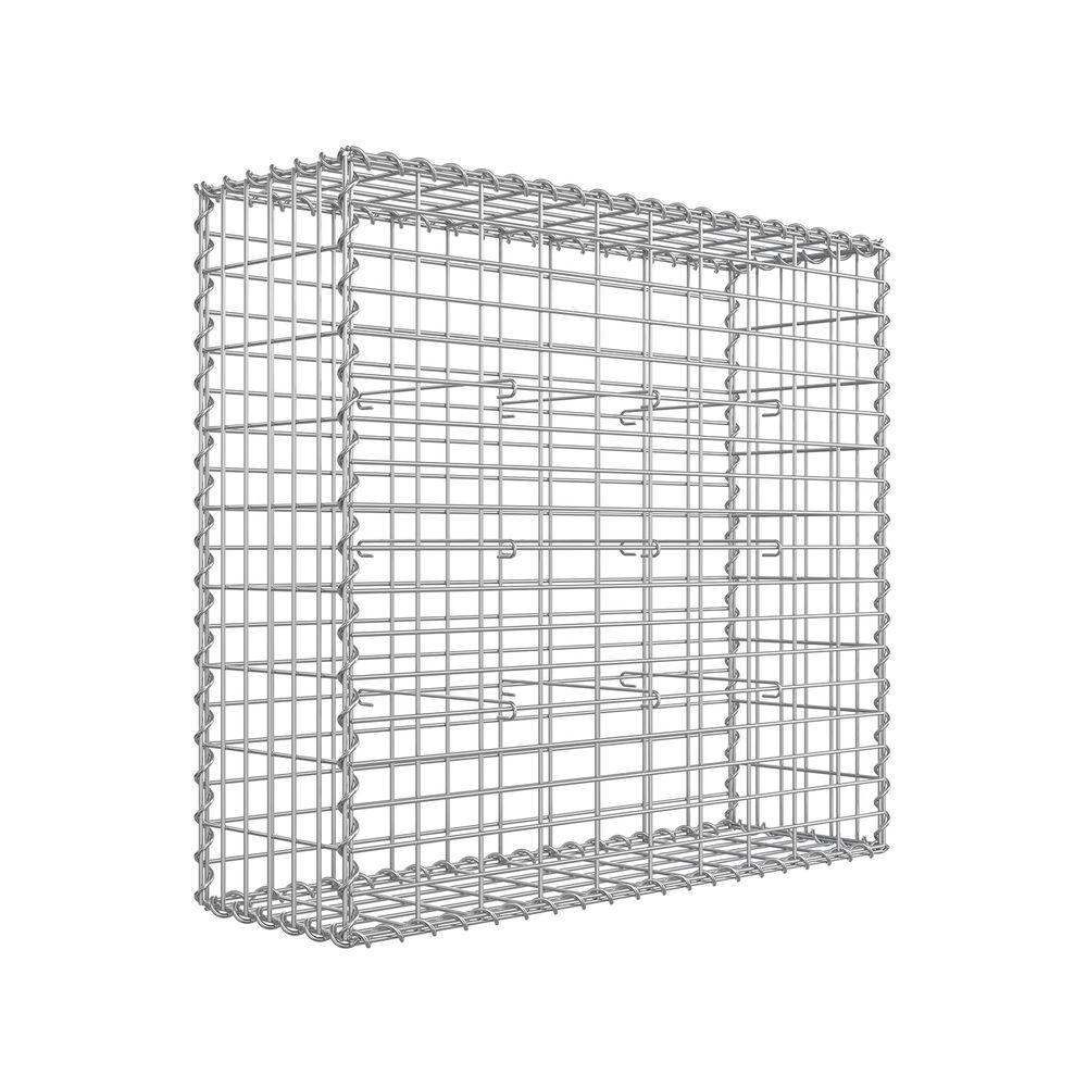 Songmics SONGMICS Gabionenkörbe verzinkt mit 5 x 10 cm Maschenweite