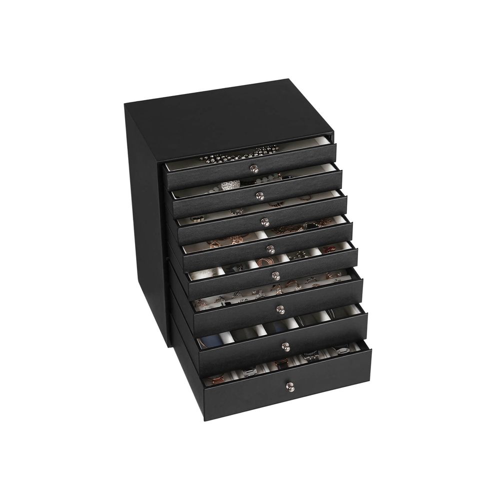 Schmuckkasten mit 8 Schubladen - Schmuckkasten