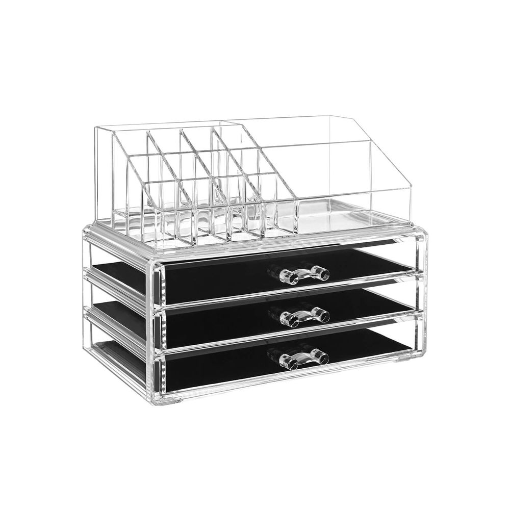 Songmics SONGMICS Kosmetik-Organizer mit 3 Schubladen