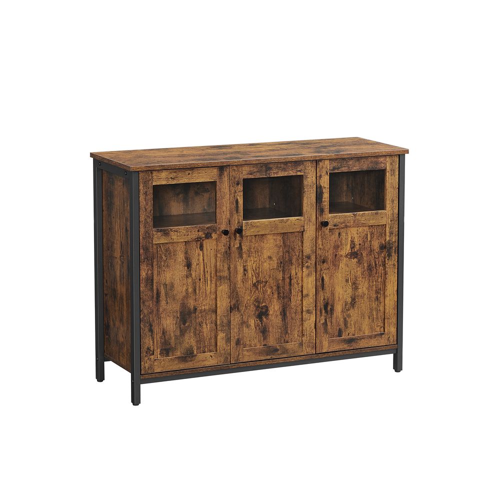 Songmics VASAGLE Sideboard vintagebraun-schwarz