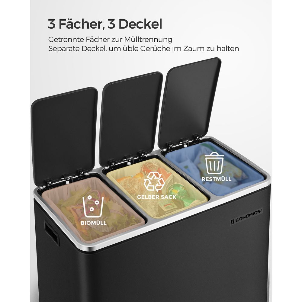SONGMICS Mülleimer mit 3 Säcken | SONGMICS HOME