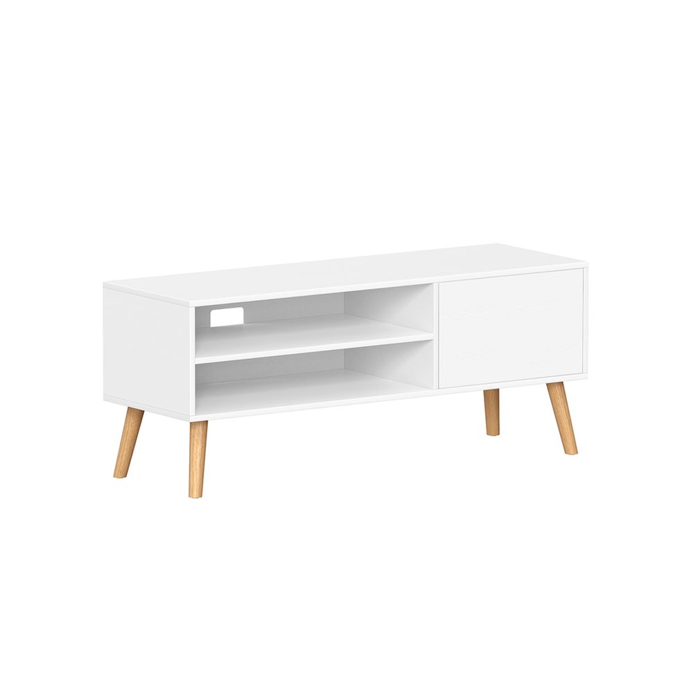 Songmics VASAGLE TV-Schrank mit 1 Tür 40 x 120 x 49 cm weiß