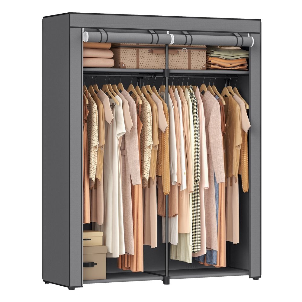 Stoffschrank mit Kleiderstangen| Kaufen bei SONGMICS