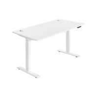 Höhenverstellbarer Schreibtisch Weiß