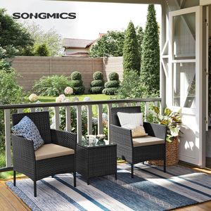 Gartenmöbel-Set mit Tisch und 2 Stühlen