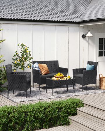 4. Bild von Balkonmöbel-Set 4-teilig