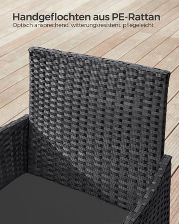 5. Bild von Balkonmöbel-Set 4-teilig