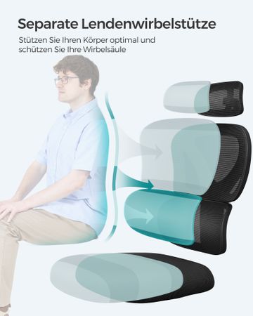 3. Bild von Bürostuhl mit verstellbarer Rückenlehne
