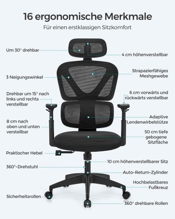 14. Bild von Bürostuhl mit verstellbarer Rückenlehne