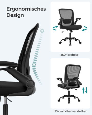 12. Bild von Bürostuhl Ergonomisch Schwarz