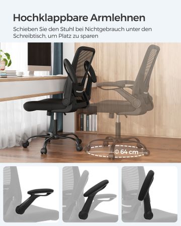13. Bild von Bürostuhl Ergonomisch Schwarz