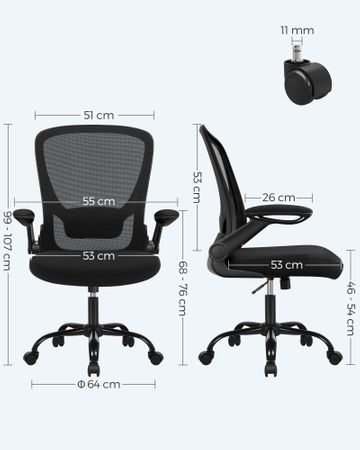 14. Bild von Bürostuhl Ergonomisch Schwarz