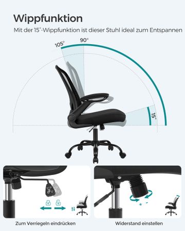 16. Bild von Bürostuhl Ergonomisch Schwarz