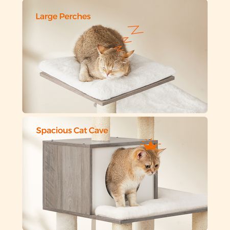 8. Bild von Modern Katzenbaum Vintagebraun