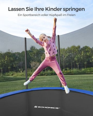3. Bild von Trampolin 244 cm Schwarz-Blau