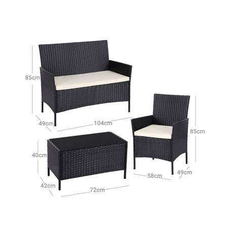 8. Bild von Gartenmöbel-Set 4-teilig