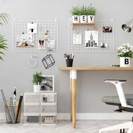 5. Bild von Fotowand aus Drahtgitter 2er Set - Gitterwand