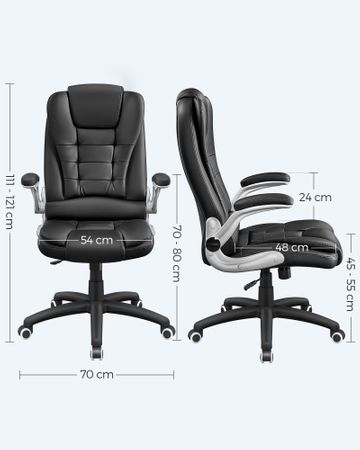 8. Bild von SONGMICS Bürostuhl mit Rückenlehne