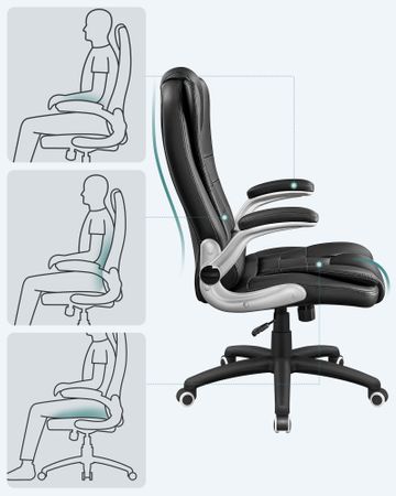 10. Bild von SONGMICS Bürostuhl mit Rückenlehne