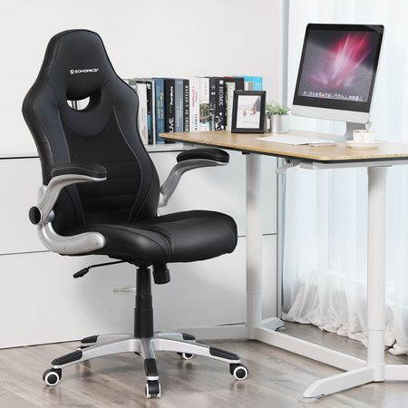 4. Bild von Ergonomischer Bürostuhl Schwarz