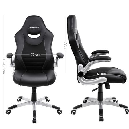 7. Bild von Ergonomischer Bürostuhl Schwarz