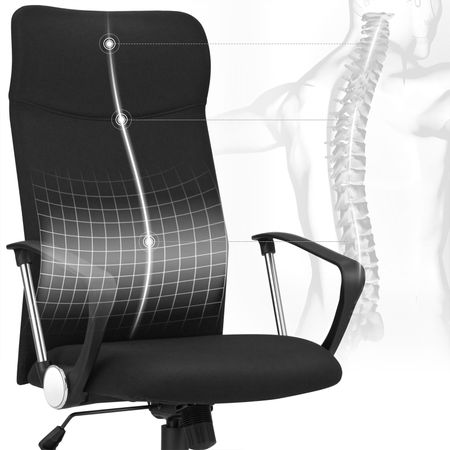 7. Bild von Bürostuhl ergonomisch schwarz