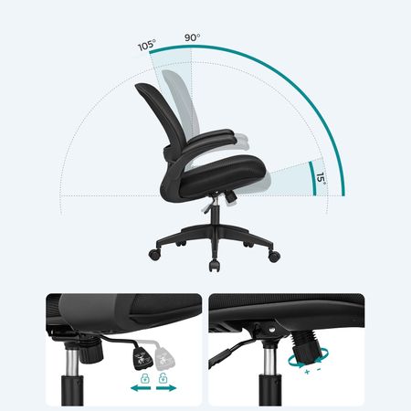 3. Bild von Bürostuhl mit Wippfunktion