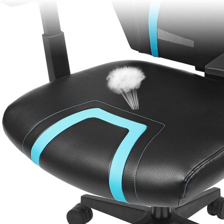 7. Bild von SONGMICS Ergonomischer Drehstuhl Schwarz-Blau