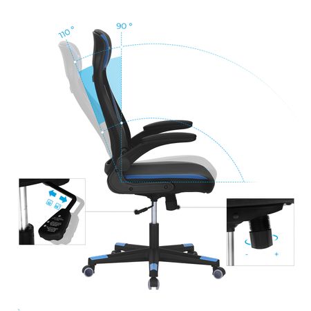 5. Bild von SONGMICS Bürostuhl mit Kopfstütze