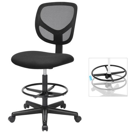 6. Bild von Schlichter Bürostuhl mit Netzbezug