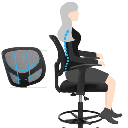 5. Bild von Ergonomischer Bürostuhl mit Armlehnen