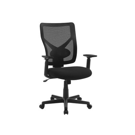 2. Bild von Bürostuhl mit verstellbaren Armlehnen schwarz
