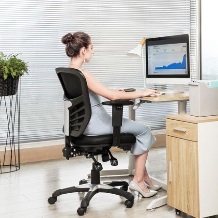3. Bild von Ergonomischer Drehstuhl schwarz