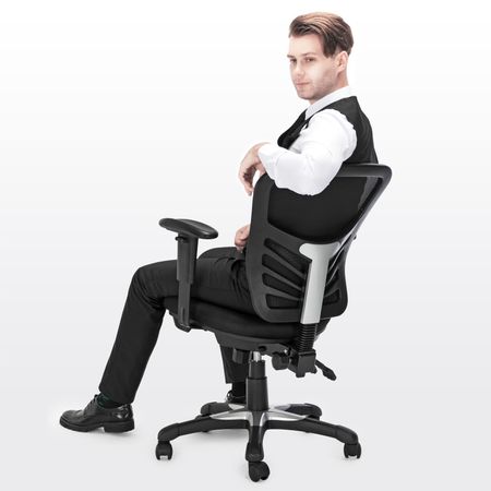 7. Bild von Ergonomischer Drehstuhl schwarz