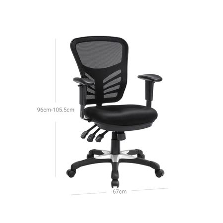 8. Bild von Ergonomischer Drehstuhl schwarz