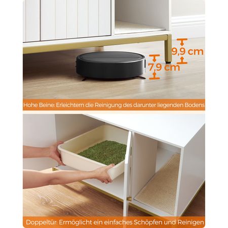 6. Bild von Feandrea Katzenklo-Schrank