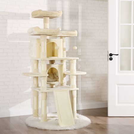 4. Bild von Feandrea Großer Katzenbaum 172 cm hoch beige