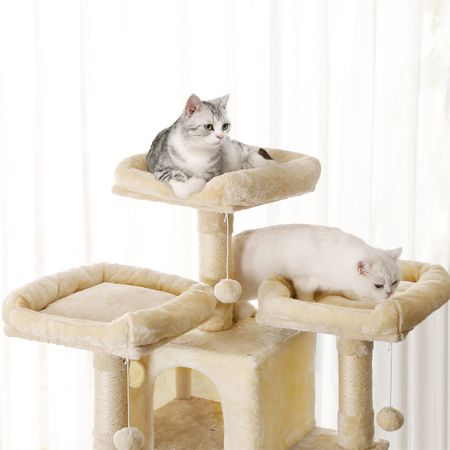 3. Bild von Feandrea Großer Katzenbaum 172 cm hoch beige