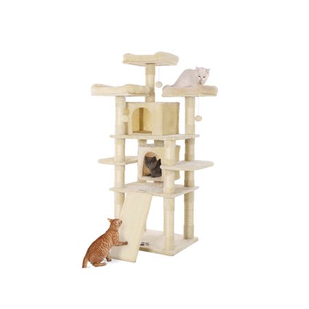 6. Bild von Feandrea Großer Katzenbaum 172 cm hoch beige