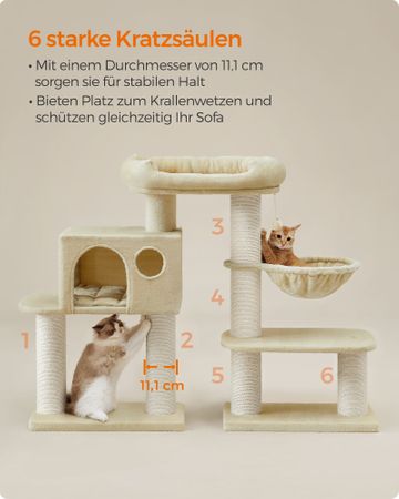 5. Bild von Beiger Kratzbaum - Kratzbaum