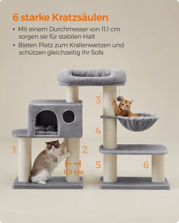 5. Bild von Beiger Kratzbaum - Kratzbaum