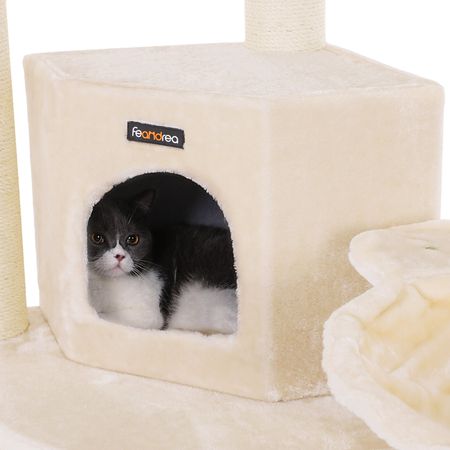 6. Bild von Feandrea Kratzbaum groß XL Katzenbaum beige