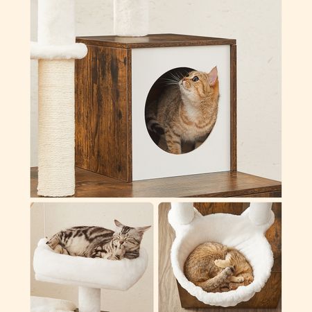 9. Bild von Kratzbaum mit Katzenklo-Schrank