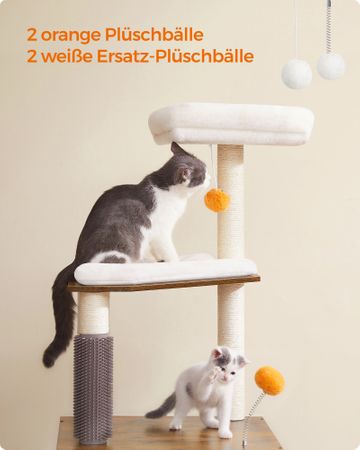 9. Bild von Feandrea 2-in-1 moderner Katzenbaum
